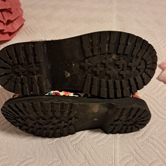 Torrid Betsy Johnson Combat Boots - Black Lace-Up 10ww - Picture 6 of 6